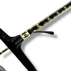 Chanel Sunglasses Chain CC Logo Leather Black Eyewear — view 5