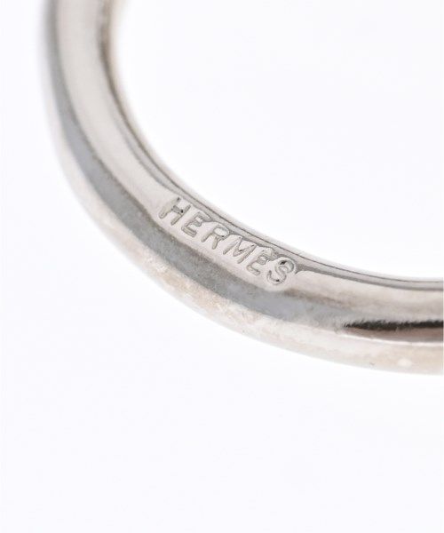 Hermes Scarf Rings Silver — view 5