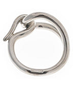 Hermes Scarf Rings Silver — view 4
