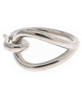 Hermes Scarf Rings Silver