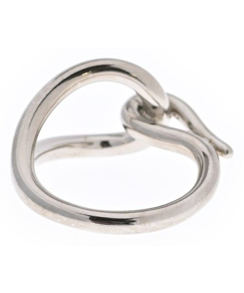 Hermes Scarf Rings Silver — view 2