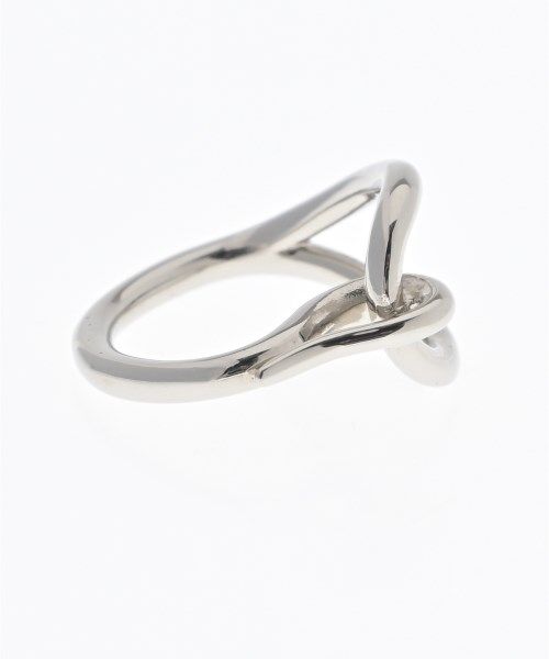 Hermes Scarf Rings Silver — view 4