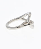 Hermes Scarf Rings Silver — view 4