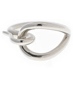Hermes Scarf Rings Silver