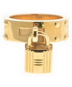 Hermes Scarf Rings Gold