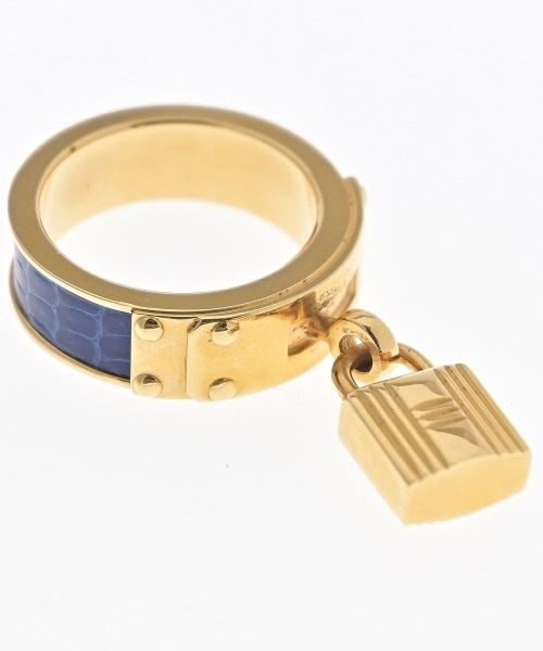 Hermes Scarf Rings Gold — view 4
