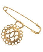 Hermes Brooch Corsage Gold