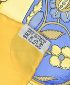 Hermes Bandana Scarf Yellow — view 5