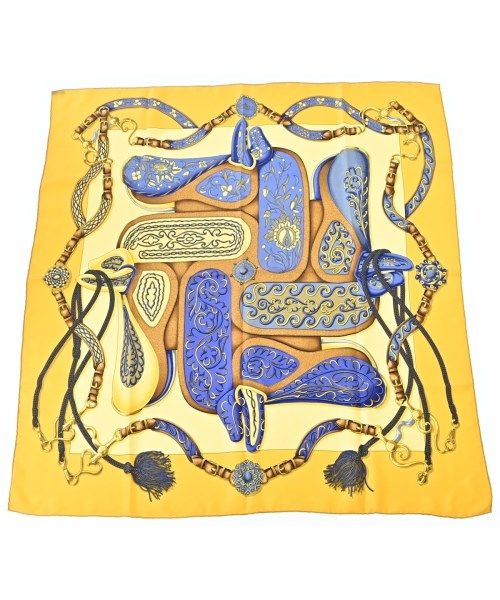 Hermes Bandana Scarf Yellow