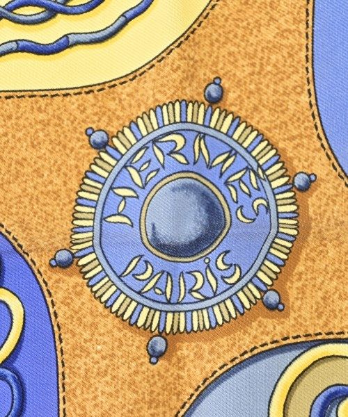 Hermes Bandana Scarf Yellow — view 3