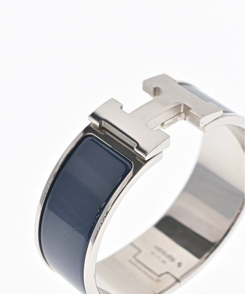 Hermes Bracelet Bangle Silver — view 3