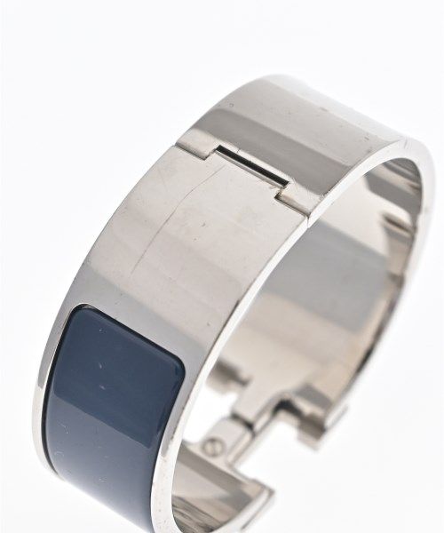 Hermes Bracelet Bangle Silver — view 6