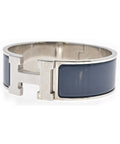 Hermes Bracelet Bangle Silver