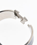 Hermes Bracelet Bangle Silver — view 5