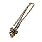 Chanel Leather Ribbon Necklace Metiers D'art Black — view 4