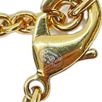 Chanel CC Logo Heart Necklace Rhinestone 23c Gold — view 9