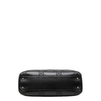 Dior Cannage Granville Chain Handbag Black Leather — view 3