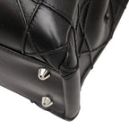 Dior Cannage Granville Chain Handbag Black Leather — view 4