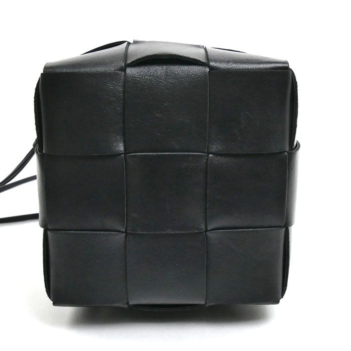 Bottega Veneta Maxi Intrecciato Cassette Small Cross Belt Bag Black — view 3