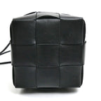 Bottega Veneta Maxi Intrecciato Cassette Small Cross Belt Bag Black — view 3