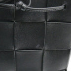 Bottega Veneta Maxi Intrecciato Cassette Small Cross Belt Bag Black — view 6