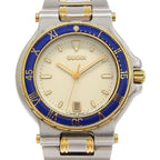 Gucci Stainless Steel Gold Plated Quartz Analog Display Ivory Dial Watch