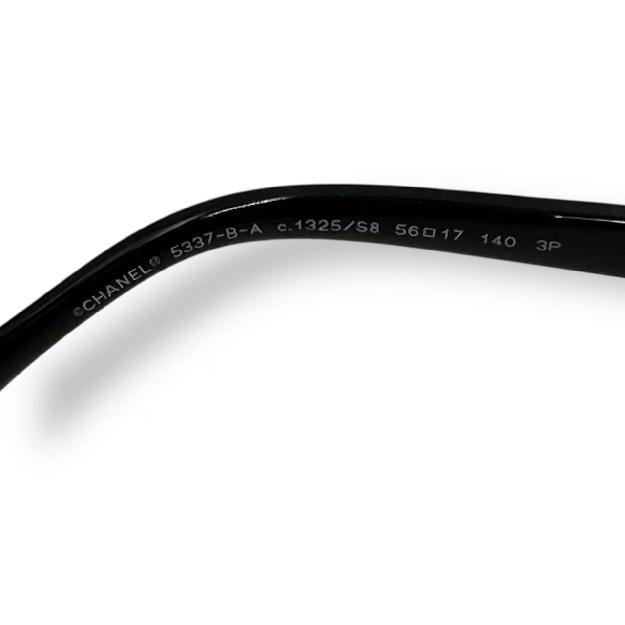 Chanel Sunglasses Imitation Pearl CC Logo Black Pink Eyewear — view 7