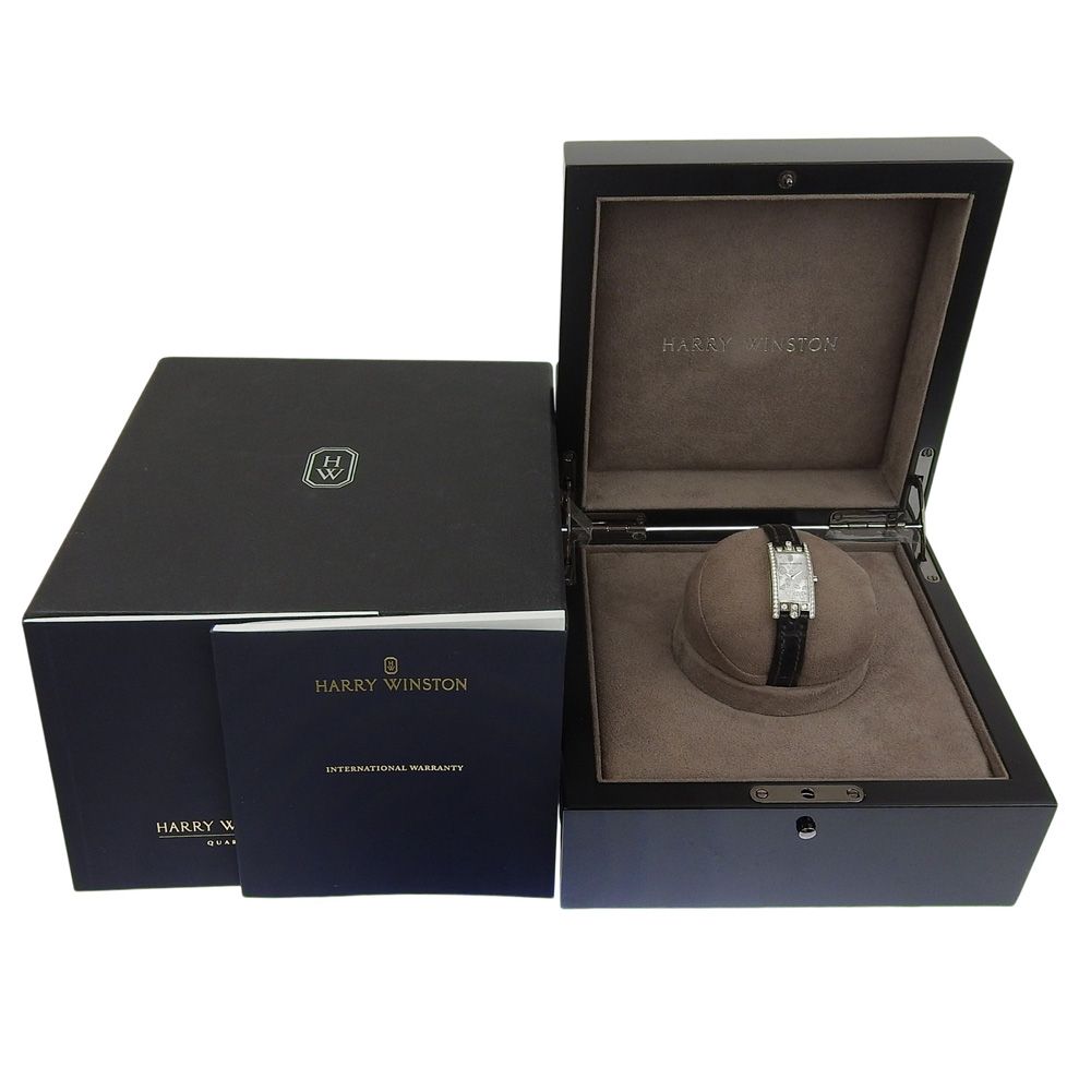 Harry Winston Avenue C Mini Lily Star White Gold Diamond Quartz Chronograph — view 7