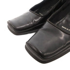 Prada Mary Jane Loafers Square Toe Enamel 34.5 Black — view 3