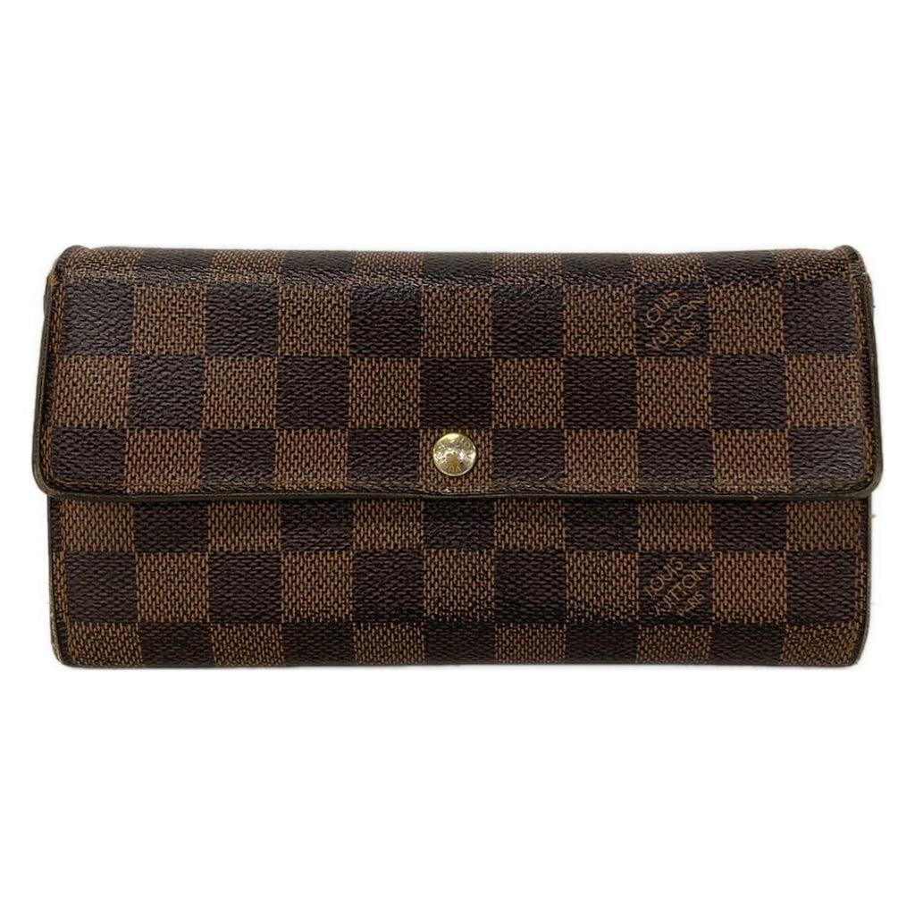 Louis Vuitton Wallet Damier Portefeuille Sarah Nm2 Ebene Initial