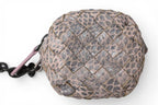 Bottega Veneta Key Holder Coin Case Mini Pouch Intrecciato Baby Pink Snake — view 4