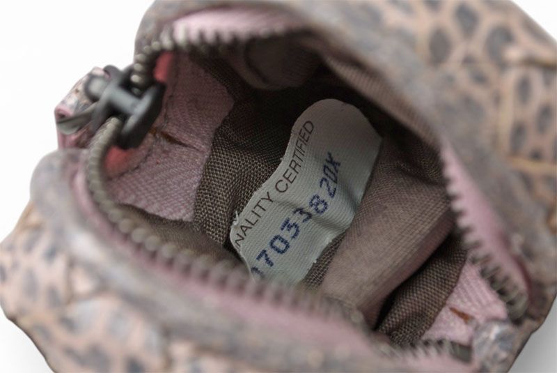 Bottega Veneta Key Holder Coin Case Mini Pouch Intrecciato Baby Pink Snake — view 3