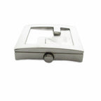 Fendi Watch Case Only Quartz Square Logo Silver — view 3