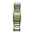 Saint Laurent Watch Quartz Rectangular Square Silver Color Gold — view 2