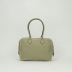 Hermes Plume 28 Tote Swift Sauge Cles Craie Green Beige Silver Handbag Veau — view 3