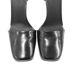 Fendi Square Toe Sandals Black — view 7