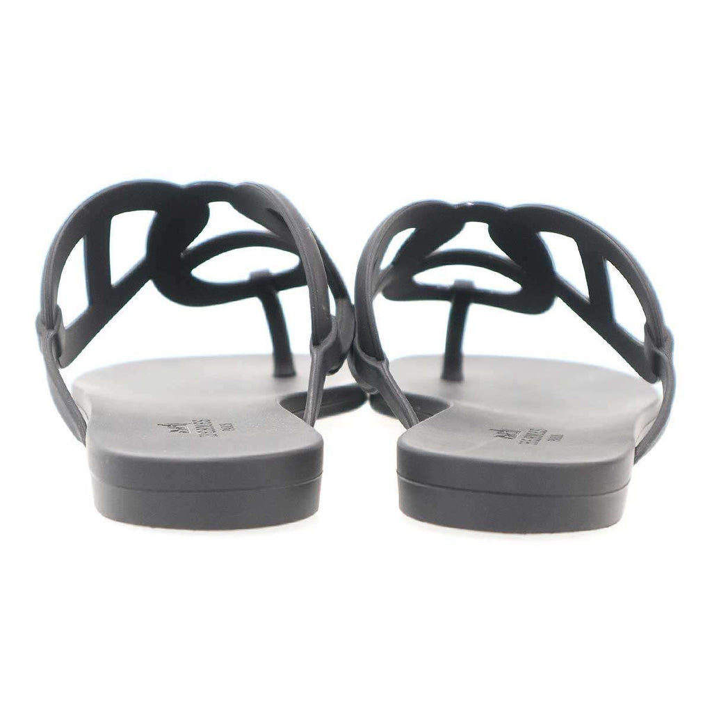 Hermes Egerie Sandals Black — view 3