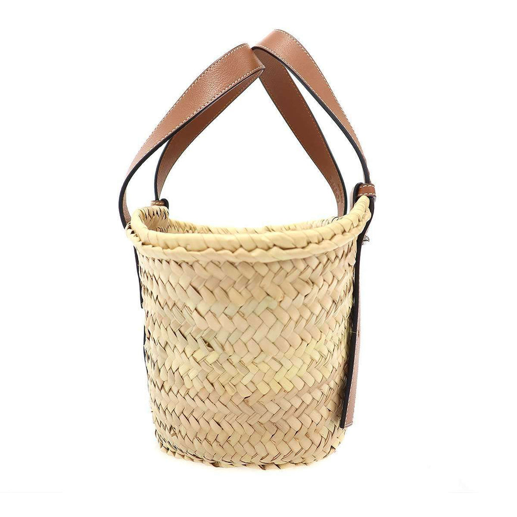Loewe Smiley World Basket Small Bucket Tote Beige — view 3