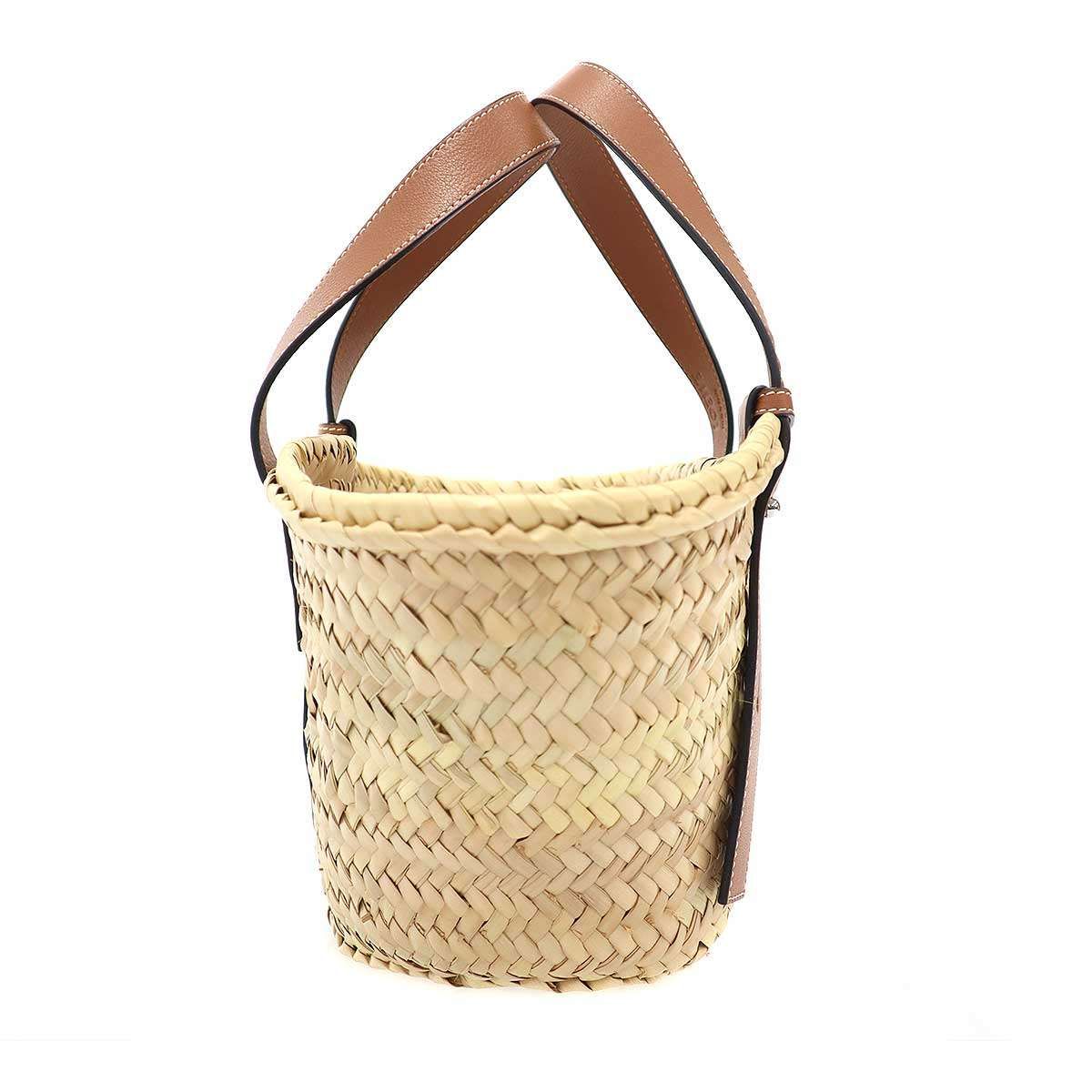 Loewe Smiley World Basket Small Bucket Tote Beige — view 3