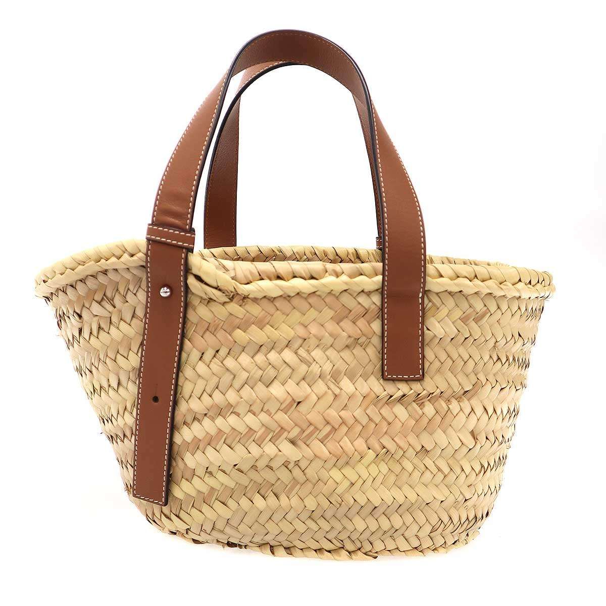 Loewe Smiley World Basket Small Bucket Tote Beige — view 2