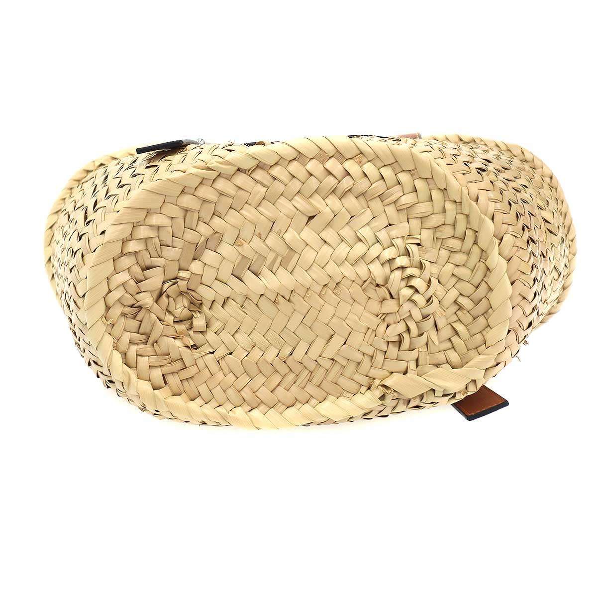 Loewe Smiley World Basket Small Bucket Tote Beige — view 4