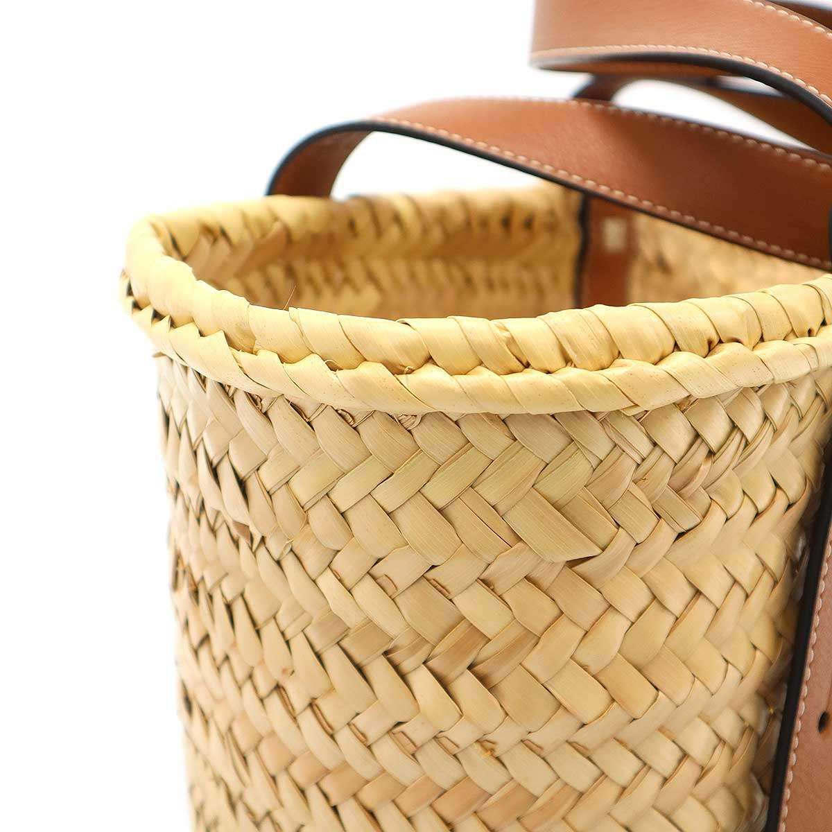 Loewe Smiley World Basket Small Bucket Tote Beige — view 7