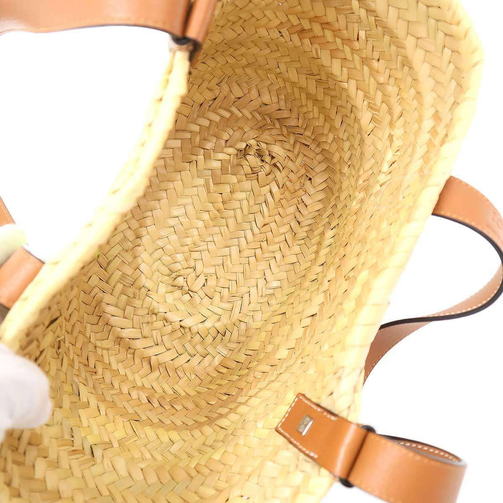 Loewe Smiley World Basket Small Bucket Tote Beige — view 6