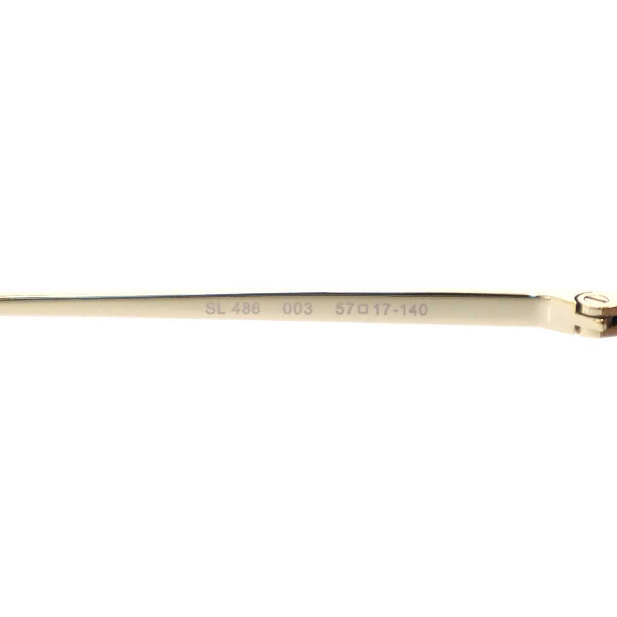 Saint Laurent Paris Sunglasses Eyewear 003 Gold — view 5
