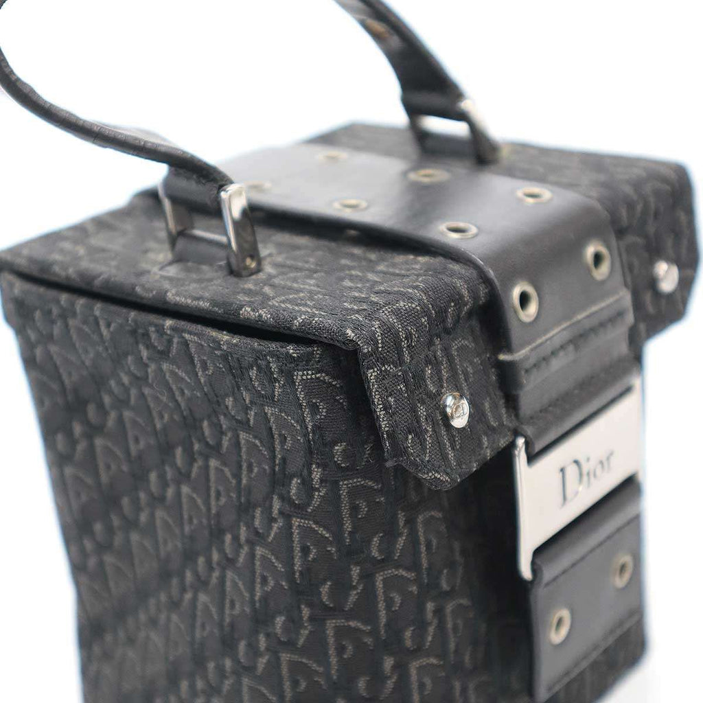 Dior Trotter Canvas Vanity Bag Black — view 7