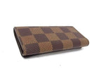 Louis Vuitton Key Case Damier Multicles 4 Ebene Leather Gold Key Holder — view 2