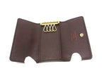 Louis Vuitton Key Case Damier Multicles 4 Ebene Leather Gold Key Holder — view 3