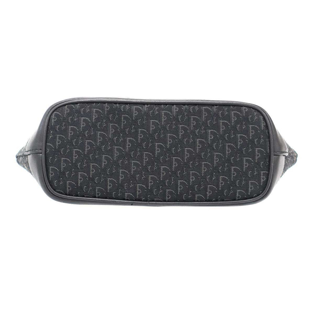 Dior Trotter Canvas Mini Handbag Pouch Black — view 4