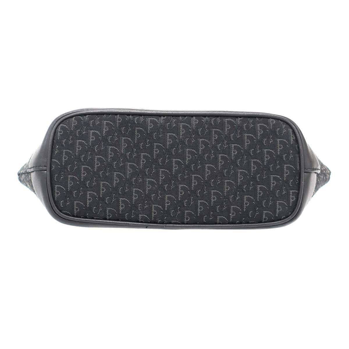 Dior Trotter Canvas Mini Handbag Pouch Black — view 4