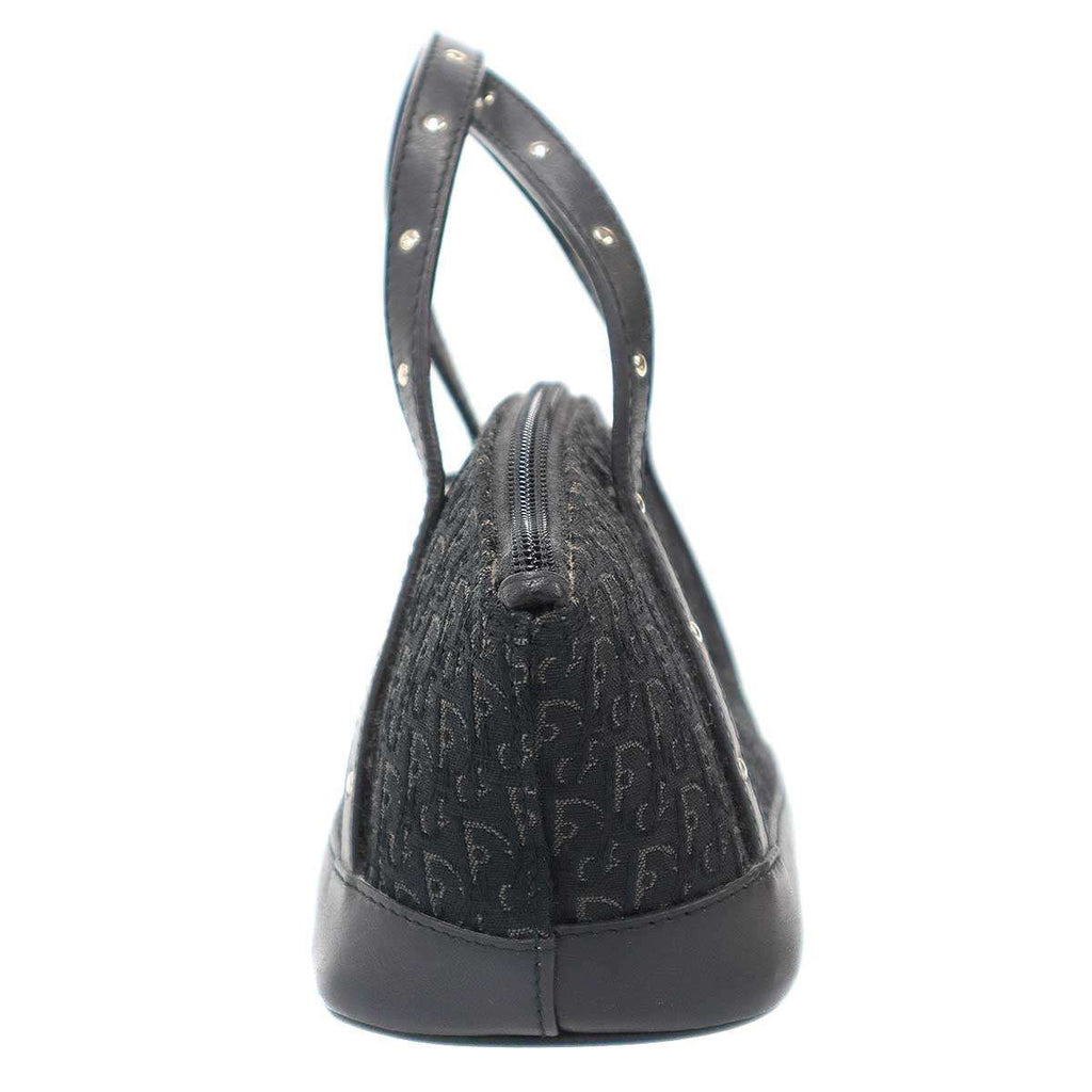 Dior Trotter Canvas Mini Handbag Pouch Black — view 3